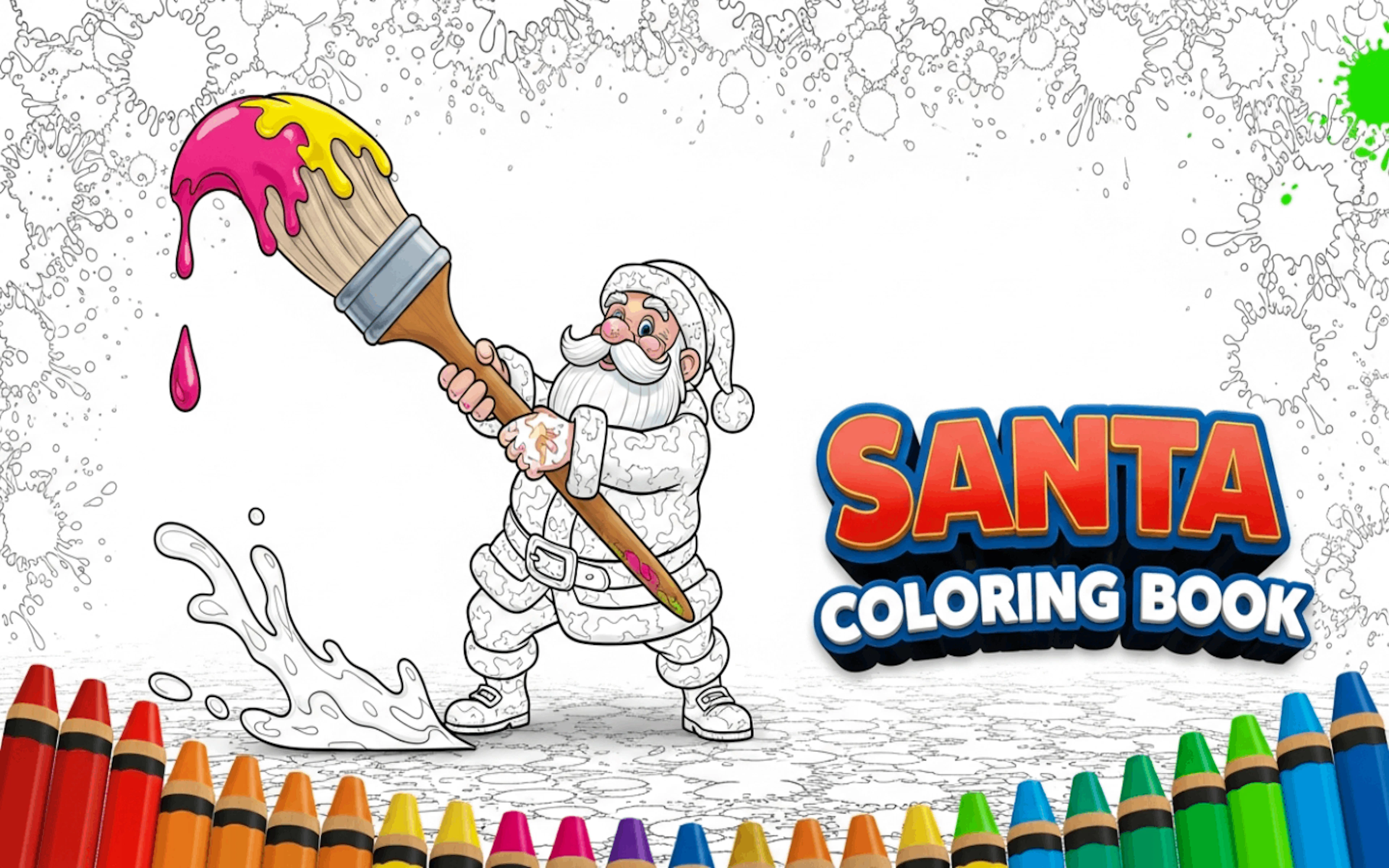 Santa Coloring Book