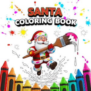 Santa Coloring Book Thumbnail