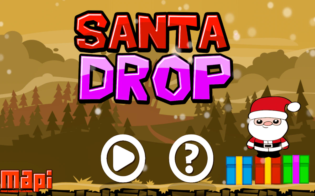 Santa Drop 🕹️ Play Now on GamePix