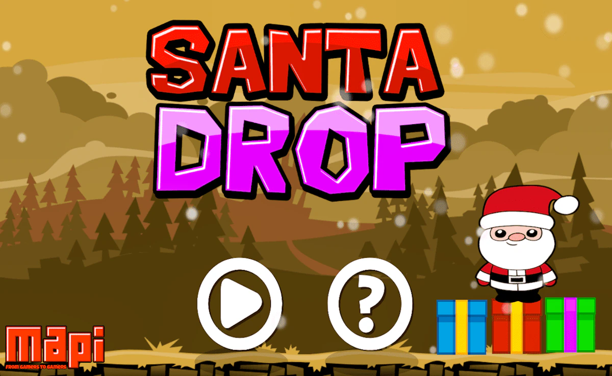 Play Santa Drop — free online Fun game