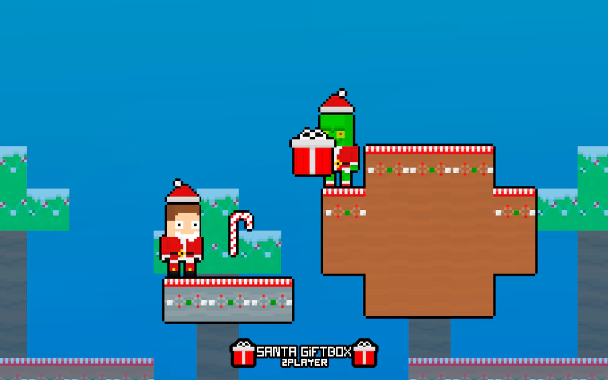 Play Santa Giftbox 2 Player — free online Christmas game