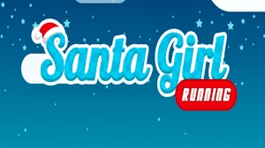 Image for Santa Girl Running