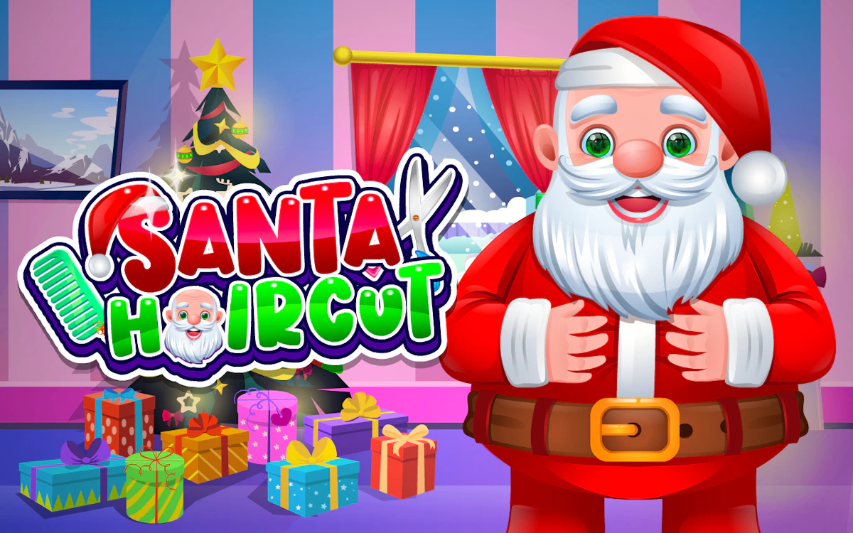Play Santa Haircut — free online Kids game