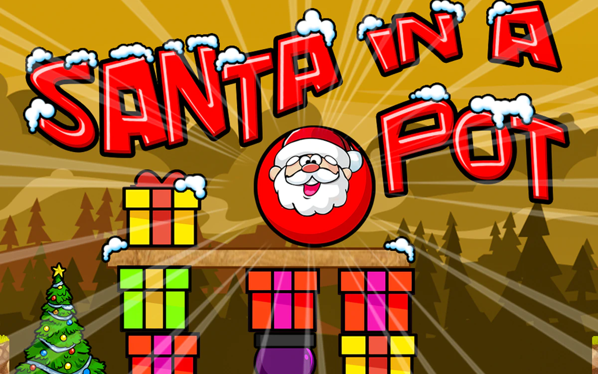 Play Santa In A Pot — free online Christmas game