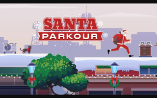 Santa Parkour game cover