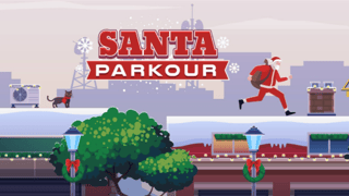 Santa Parkour game cover