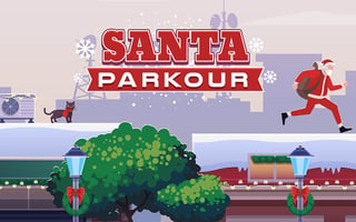 Santa Parkour game cover