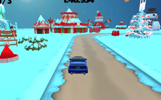 Santa Racer game cover