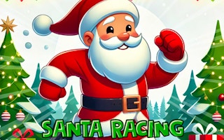 Santa Racing game cover