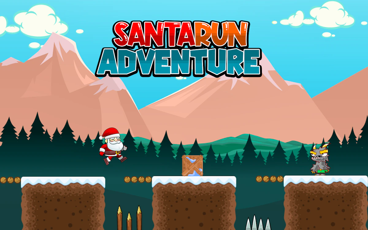Play Santa Run Adventure — free online Christmas game
