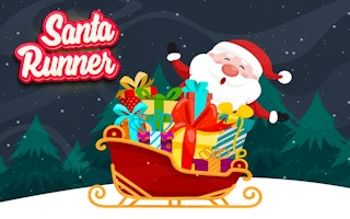 Santa Runner Online game cover