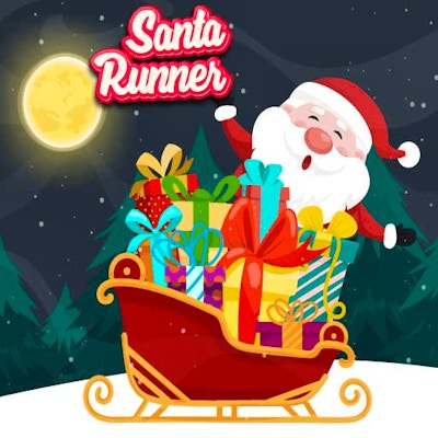 Santa Runner Online By Gamepix