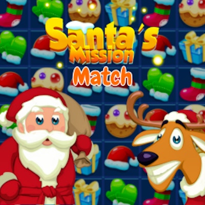 Santa's Match Mission By Gamepix