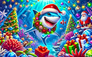 Santa Shark