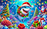 Santa Shark