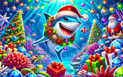 Santa Shark