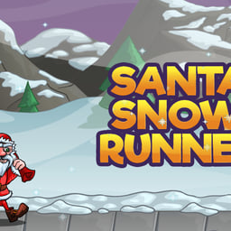 Santa Snow Runner  Online action Games on taptohit.com