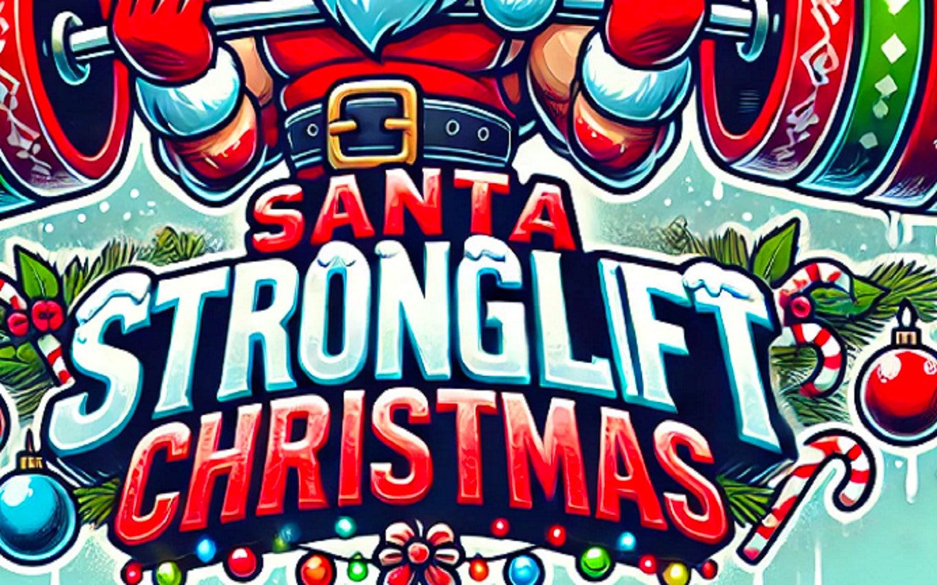 Santa StrongLift Christmas