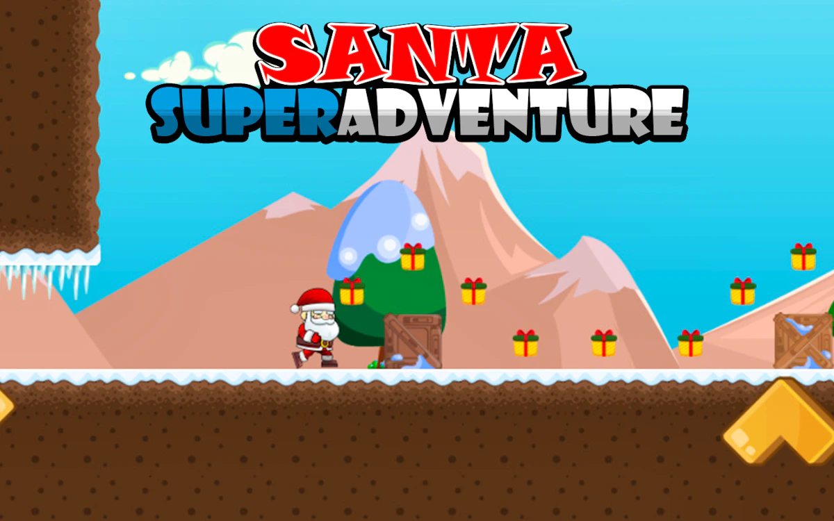 Play Santa Super Adventure — free online Arcade game