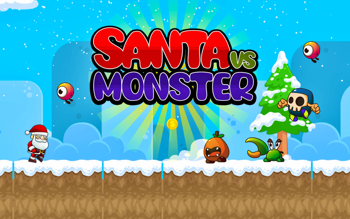Play Santa VS Monster — free online Christmas game