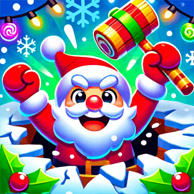 Santa Whack a Mole By Gamepix