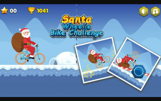 Santa Wheelie Bike Challenge game cover