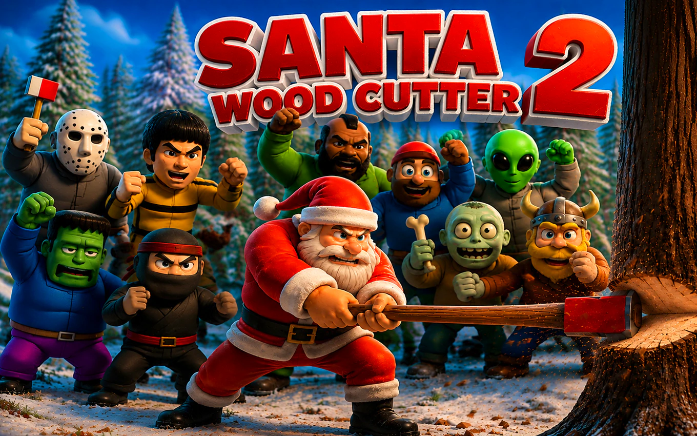 Santa Wood Cutter 2