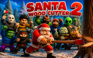Santa Wood Cutter 2
