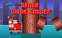 Santa Wood Cutter — free online game