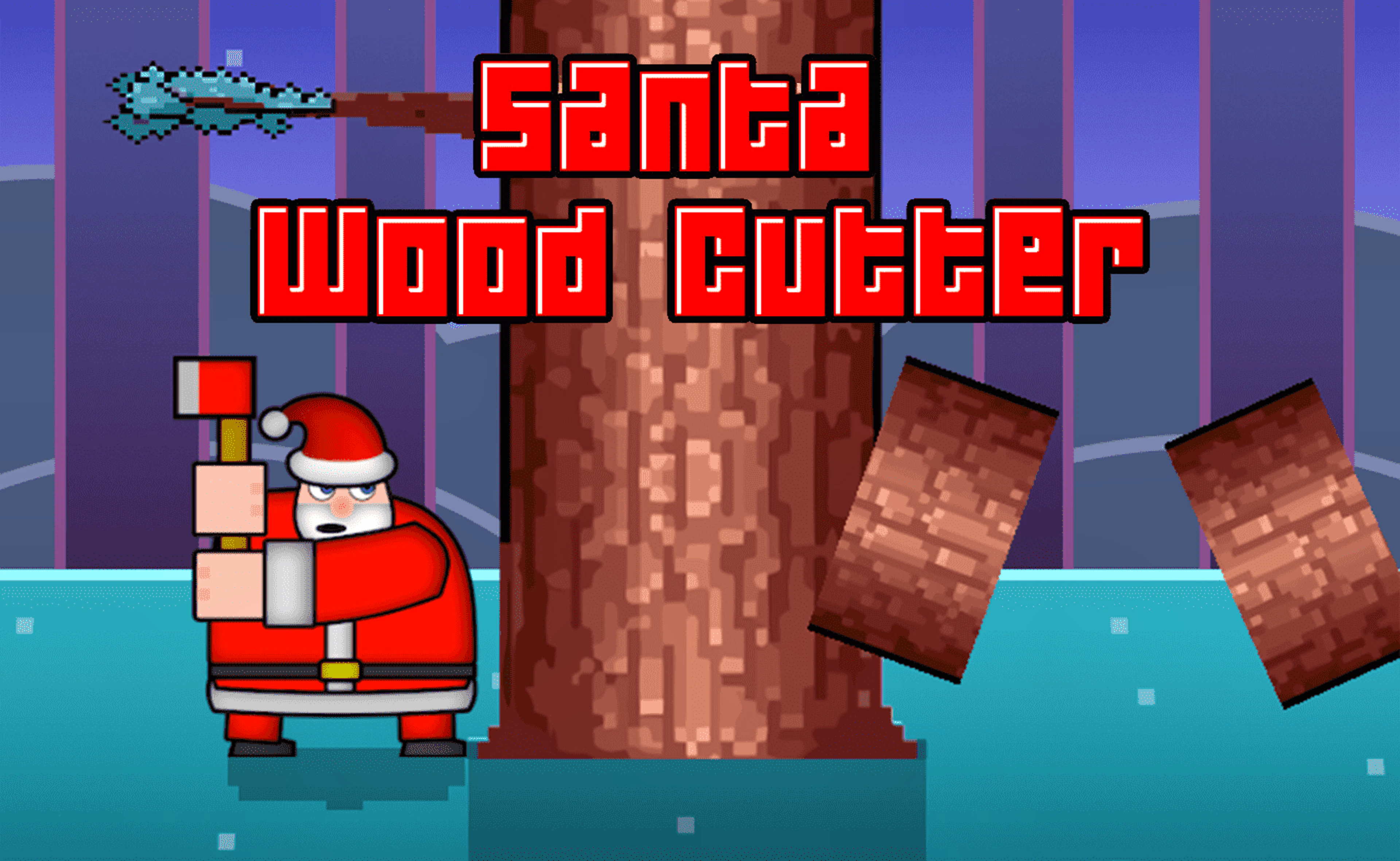 Santa Wood Cutter