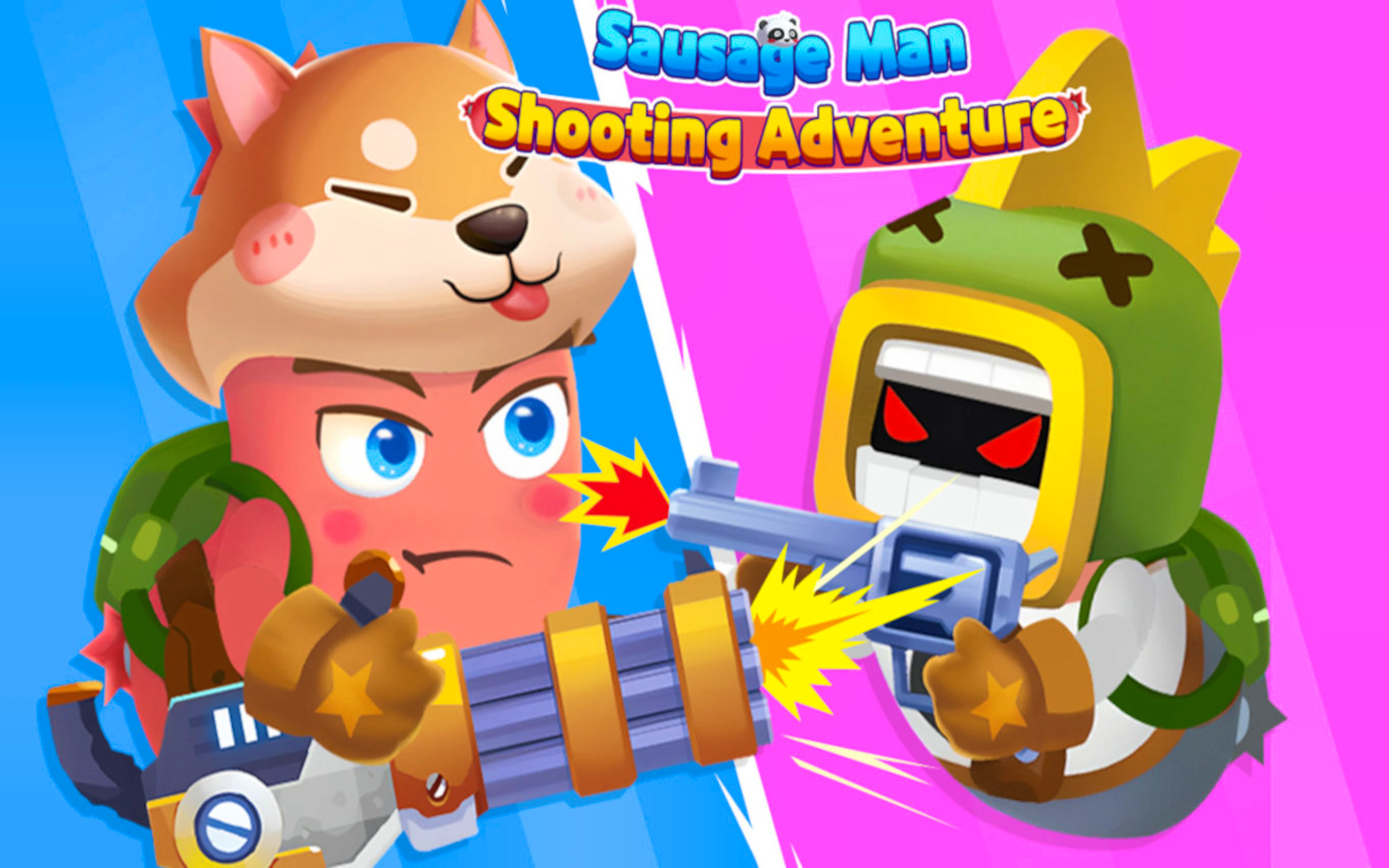 Sausage Man Shooting Adventure