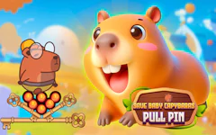 Save Baby Capybaras - Pull Pin