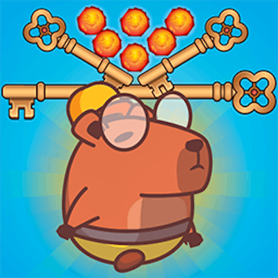 Save Baby Capybaras - Pull Pin By Gamepix