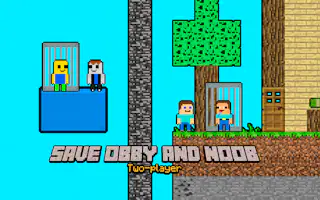 Salve Obby e Noob (Dois Jogadores)