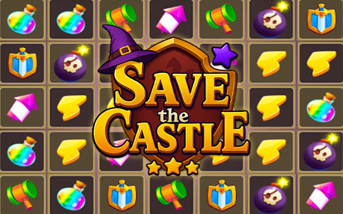 Play Save the Castle — free online Match 3 game