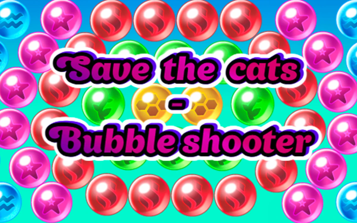 Play Save the cats - Bubble shooter — free online Bubble Shooter game
