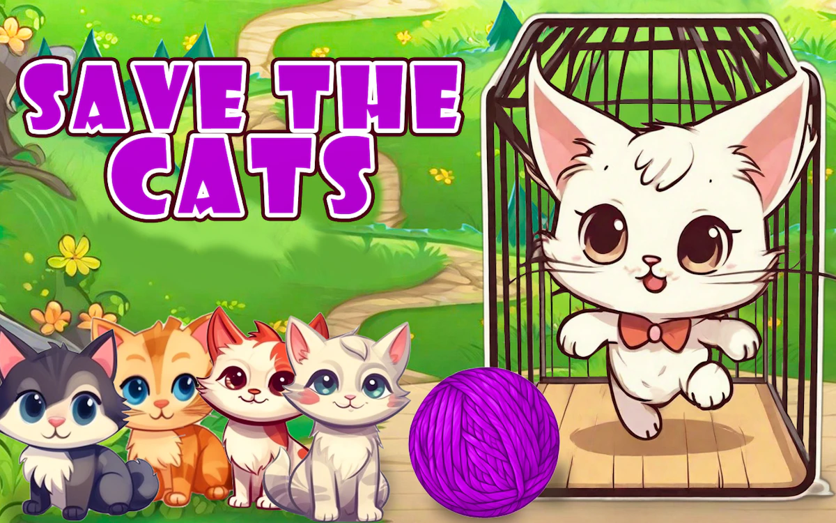 Play Save the Cats — free online Ball game