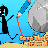 Save the Stick Draw Line