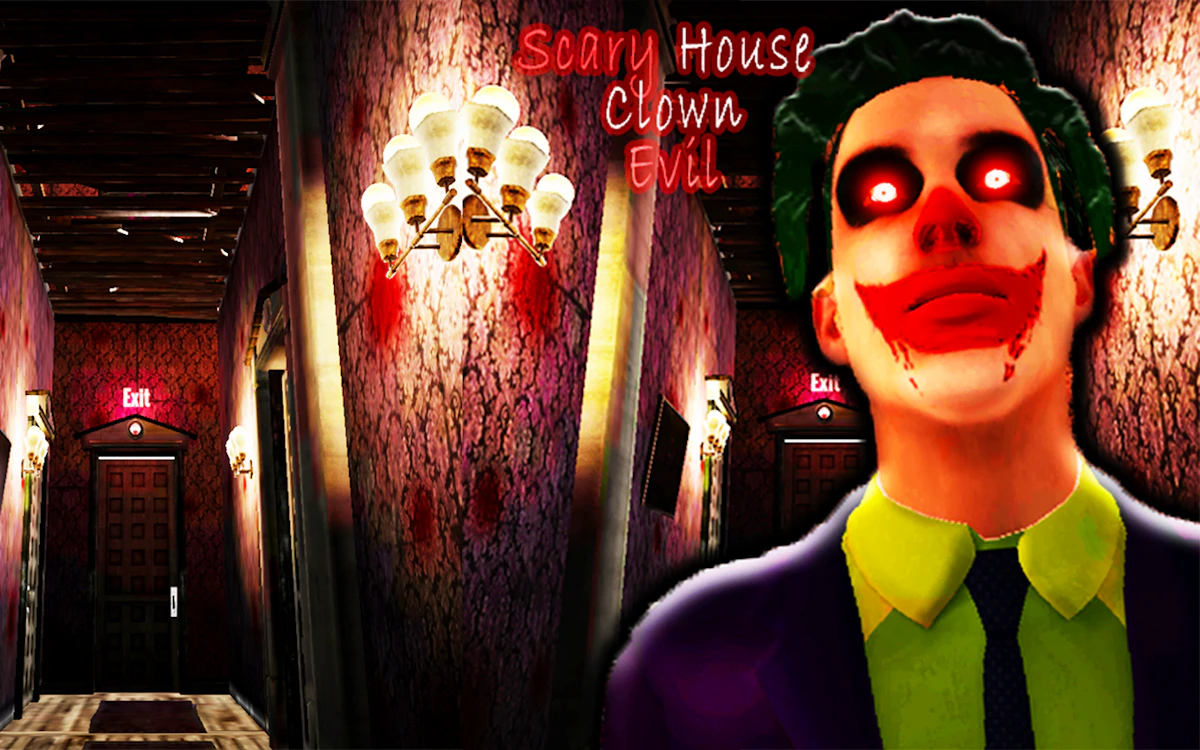 Play Scary House Clown Evil — free online Horror game