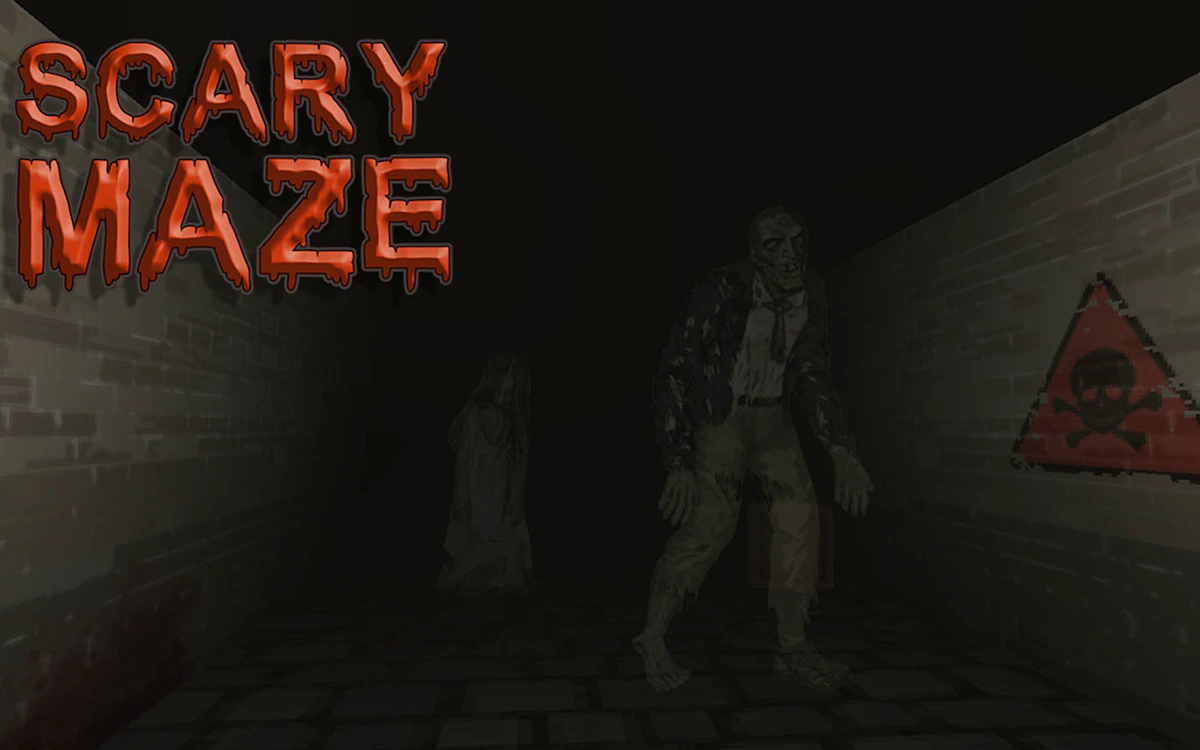 Play Scary Maze Game — free online Shooter game
