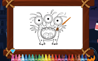 Scary Monsters Coloring