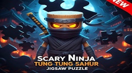 Scary Ninja Tung Tung Sahur Jigsaw Puzzle