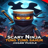 Scary Ninja Tung Tung Sahur Jigsaw Puzzle