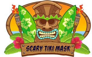 Scary Tiki Mask Memory game cover