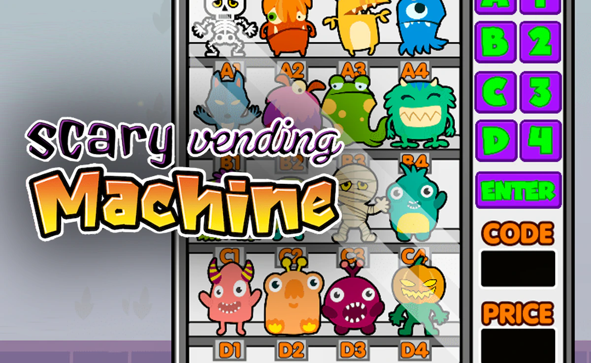 Play Scary Vending Machine — free online Monster game