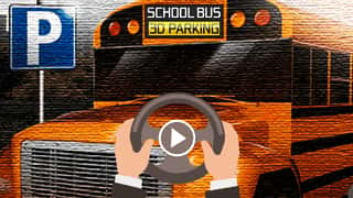 School Bus 3d Parking game cover