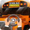 School Bus 3D Parking banner