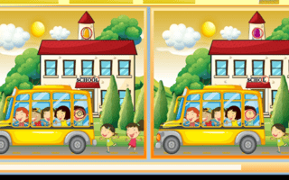 School Bus Differences game cover
