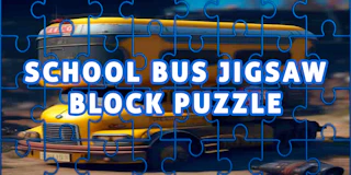 School Bus Jigsaw Block Puzzle thumbnail