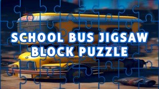 School Bus Jigsaw Block Puzzle 🕹️ Play Now on GamePix